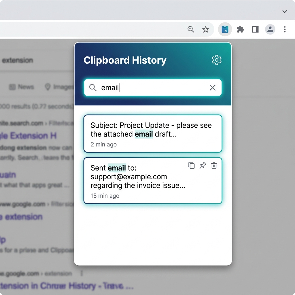 Clipboard History - Search