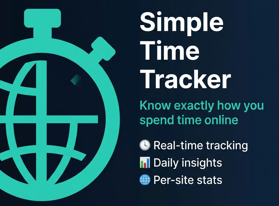 Simple Time Tracker: Website Usage – Track Your Daily Browsing Time