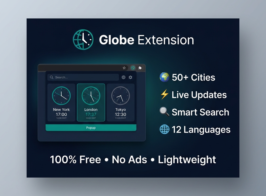 World Clock – Free and Simple Time Zone Converter for Chrome