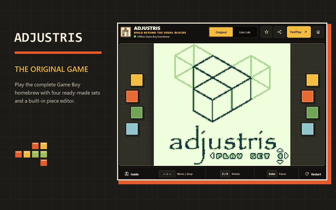Adjustris Chrome extension gameplay screenshot