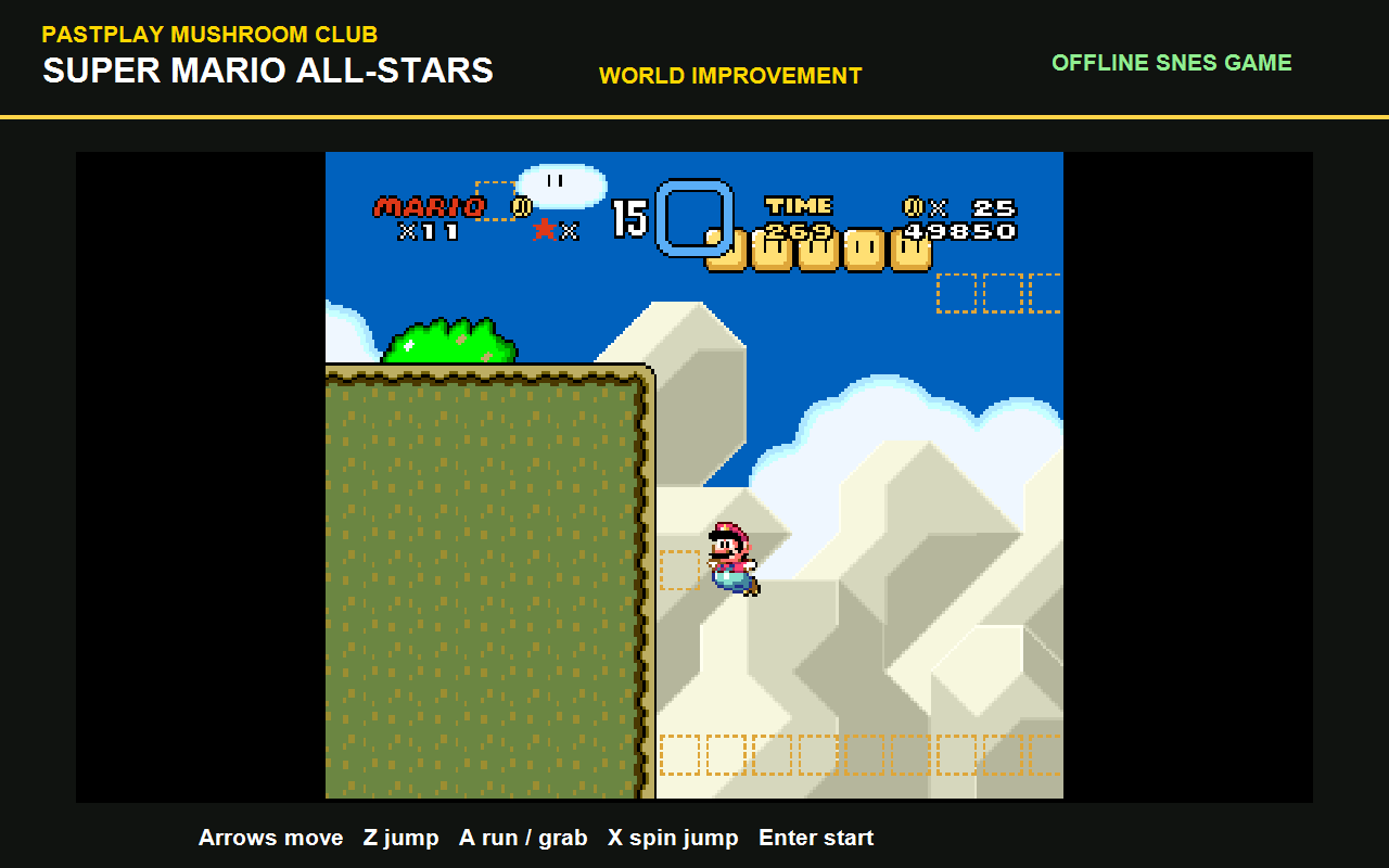 Super Mario All-Stars - World Improvement original game in the Chrome extension
