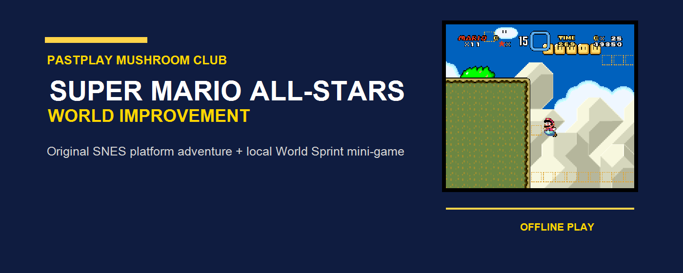 Super Mario All-Stars - World Improvement Chrome extension