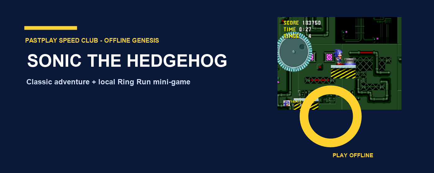Sonic the Hedgehog - Classic Genesis Game Chrome extension
