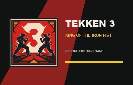 Tekken 3 Offline Fighting Game Chrome extension promo image