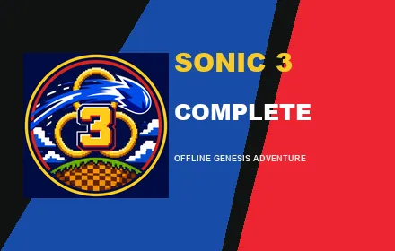 Sonic 3 Complete Genesis Game Chrome extension promo image