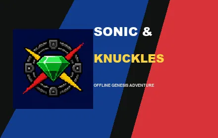 Sonic & Knuckles Offline Genesis Game Chrome extension promo image