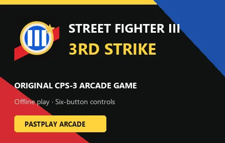 Street Fighter III 3rd Strike - Arcade Chrome extension promo image