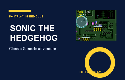 Sonic the Hedgehog - Classic Genesis Game Chrome extension promo image